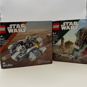 LEGO Star Wars The Mandalorian N-1 Starfighter Boba Fett’s Starship Microfighter